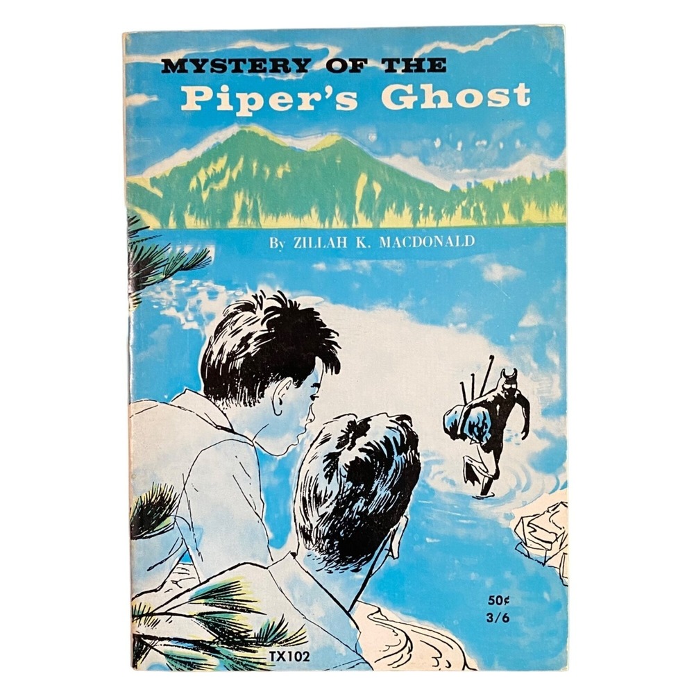 Mystery of the Pipers Ghost Paperback Zillah‎ K MacDonald Vintage Middle Grade